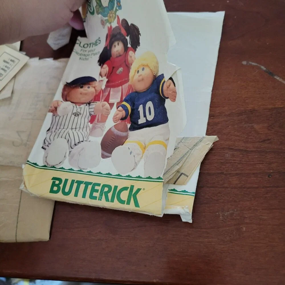 340 Vintage Cabbage Patch Sewing Pattern Clothes Butterick